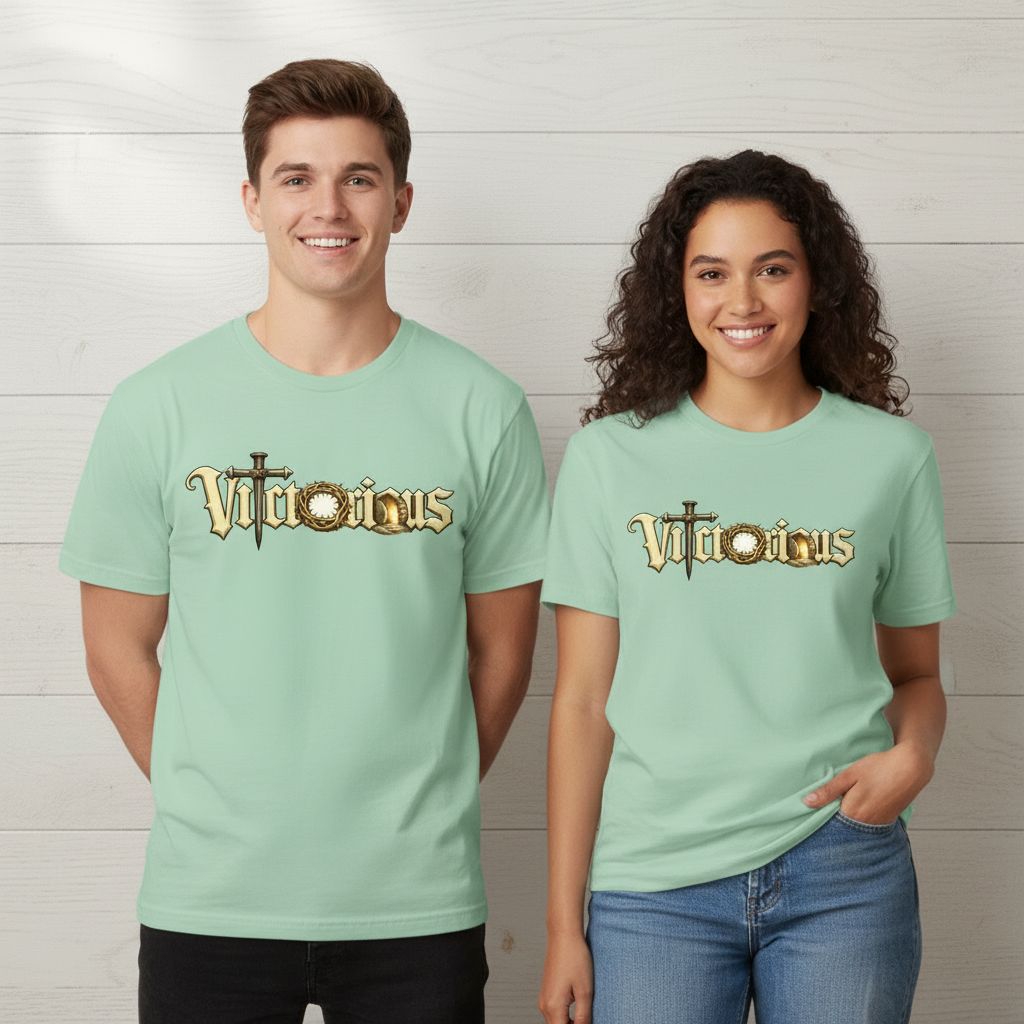⚔️ VICTORIOUS: CROWN &amp; CROSS EDITION TEE