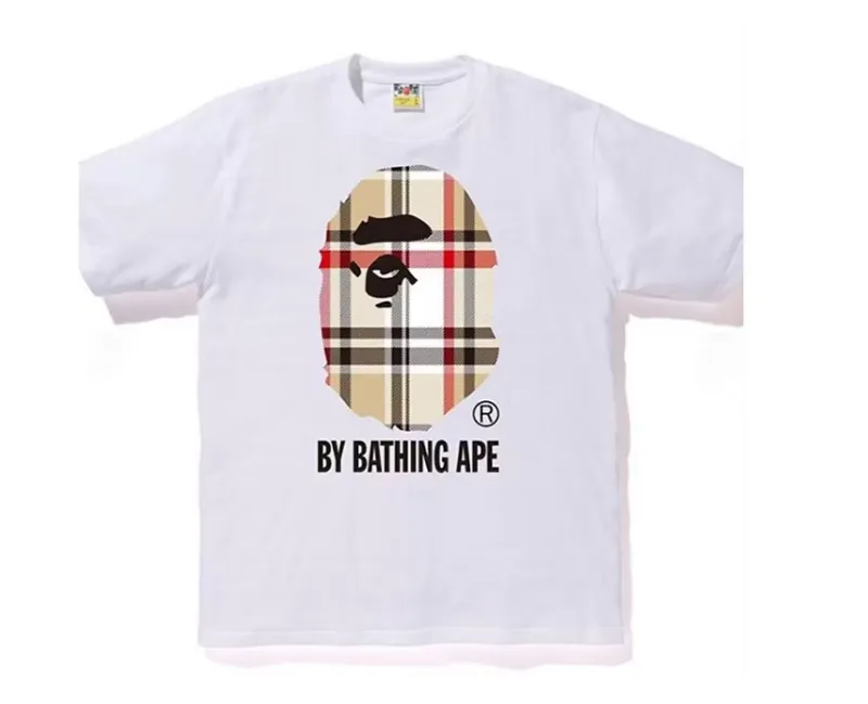 Bape + Gallery T-Shirts, Size: S, Color: Biege/White Size