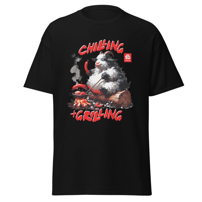 Chilling + Grilling - Milly the GOAT
