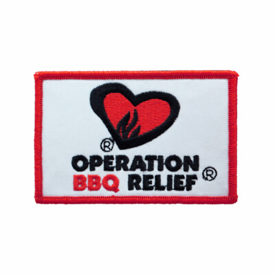 Operation BBQ Relief Patch - White