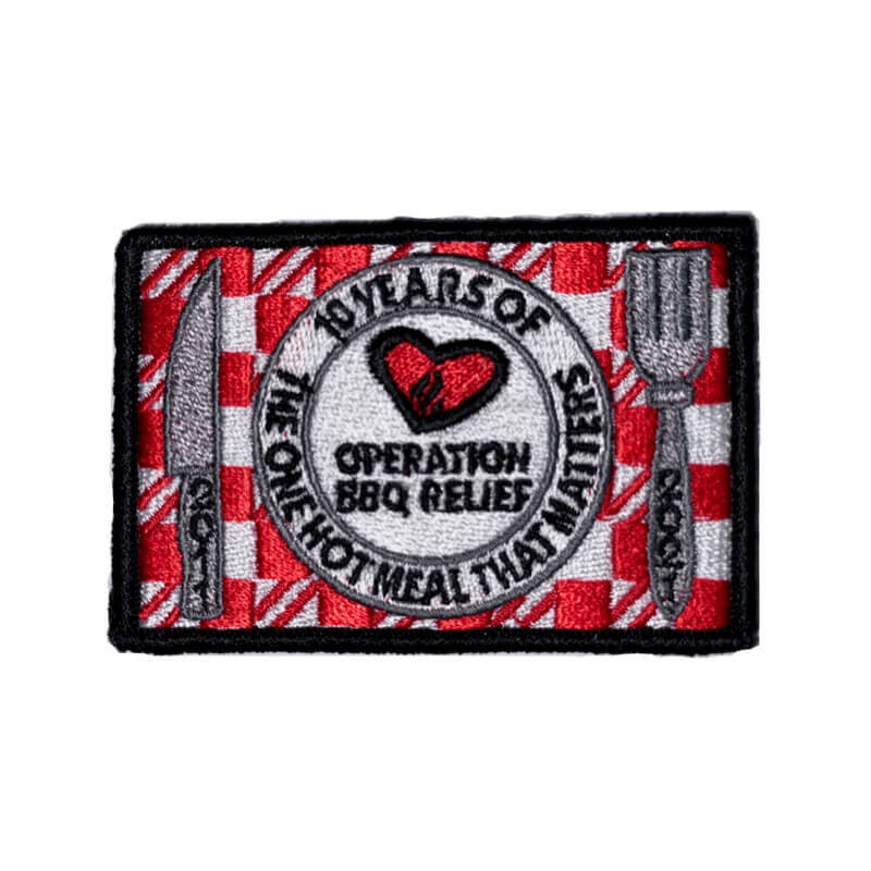 Operation BBQ Relief 10 Year Anniversary Patch