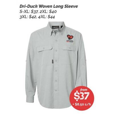 Men's Dri Duck Woven Long Sleeve Shirt