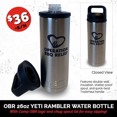 26oz Yeti Rambler Water Bottle