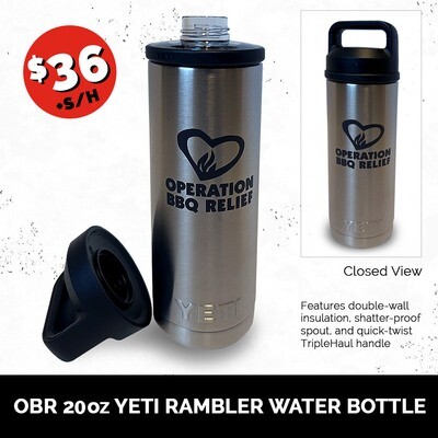 20oz Yeti Rambler Water Bottle