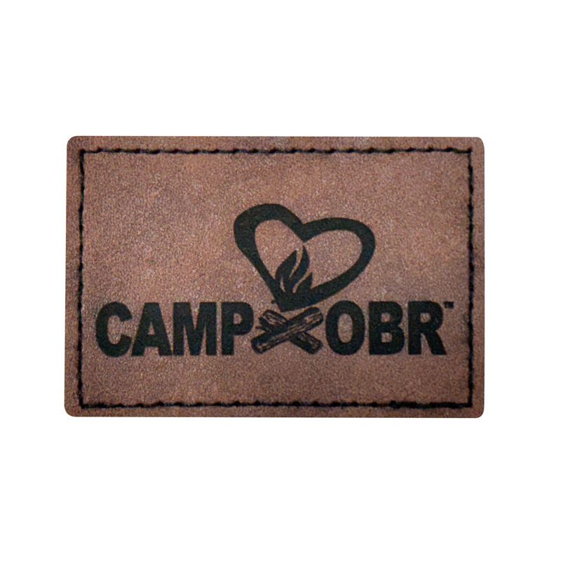 Leather "Camp OBR" Velcro Patch