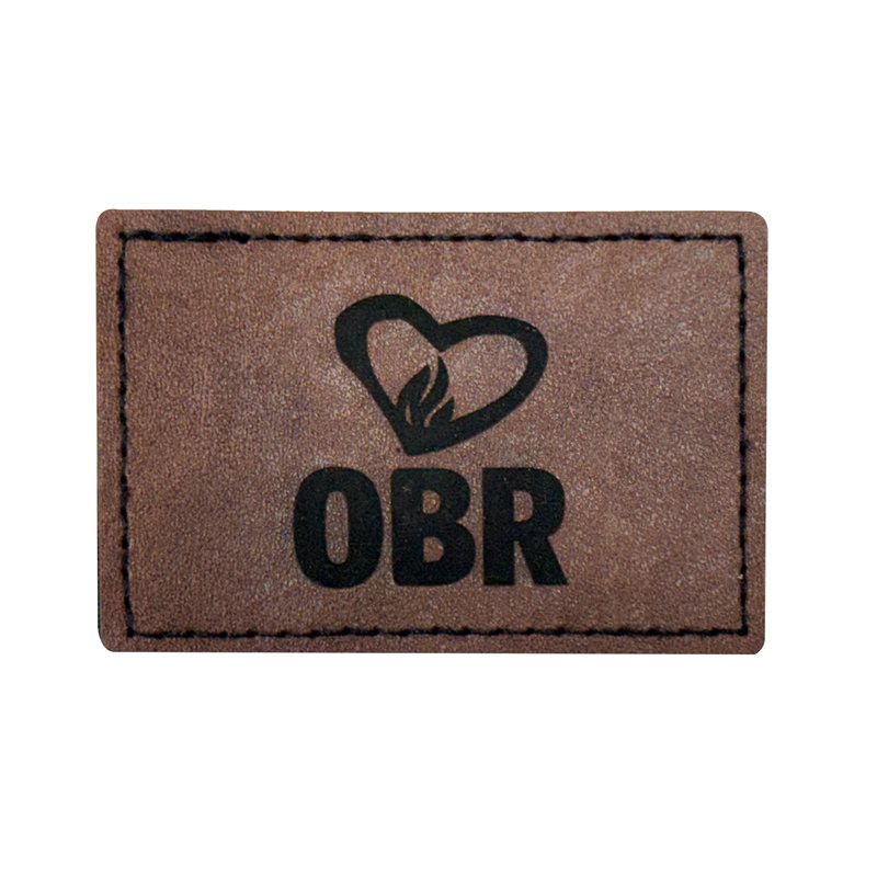 Leather "OBR" Velcro Patch