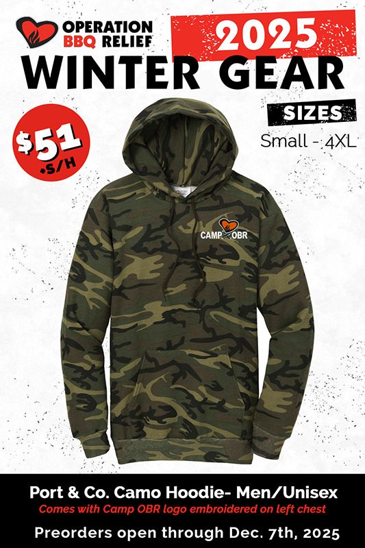 Mens Camp OBR Port & Co Camo Hoodie