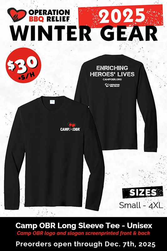 Unisex Camp OBR Long Sleeve Tee - Black