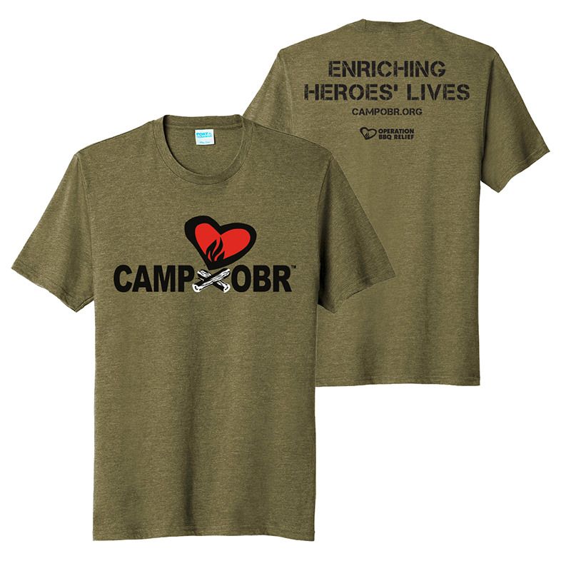 Unisex Camp OBR Short Sleeve Tee - Military Green