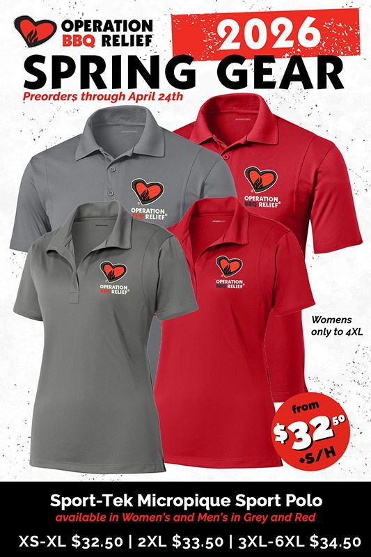 OBR Sport-Tek Polo - Gray & Red (Mens & Womens), Size: Mens Small