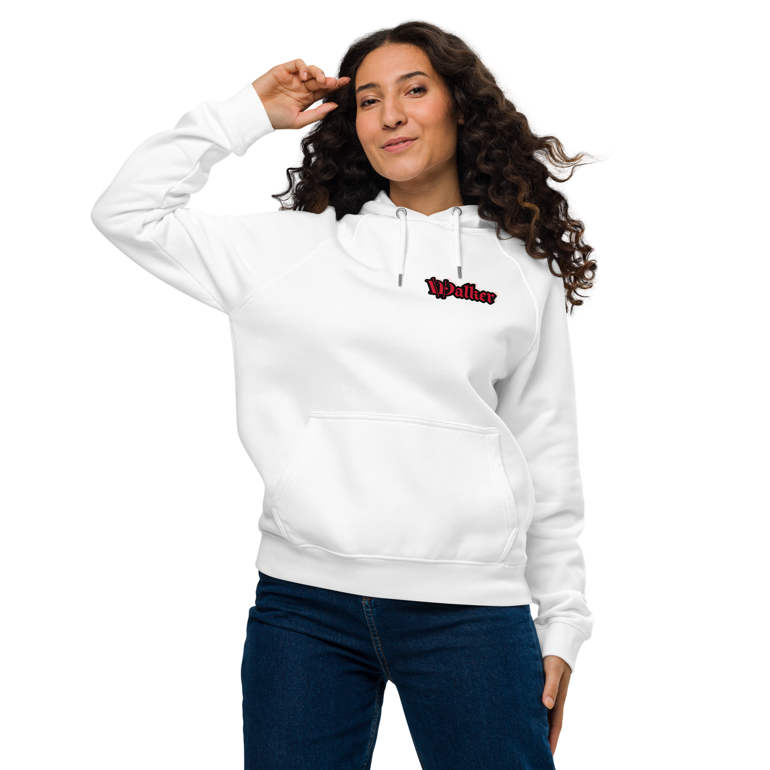 Walker Unisex White Hoodie | SOL&#39;S 03568