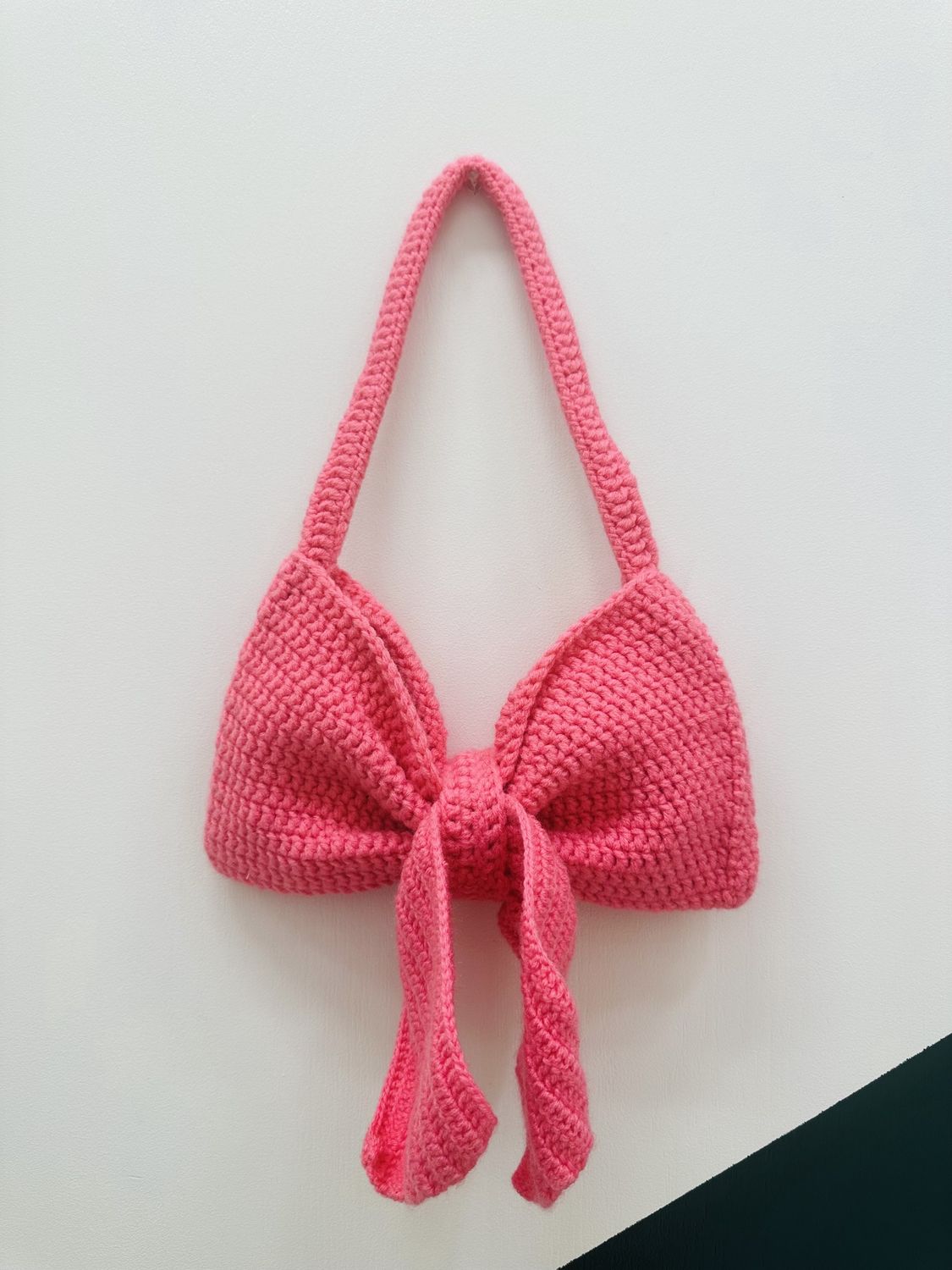 Bow Handbag, Colour: pink