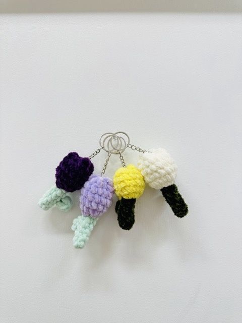 Velvet Tulip Keychain