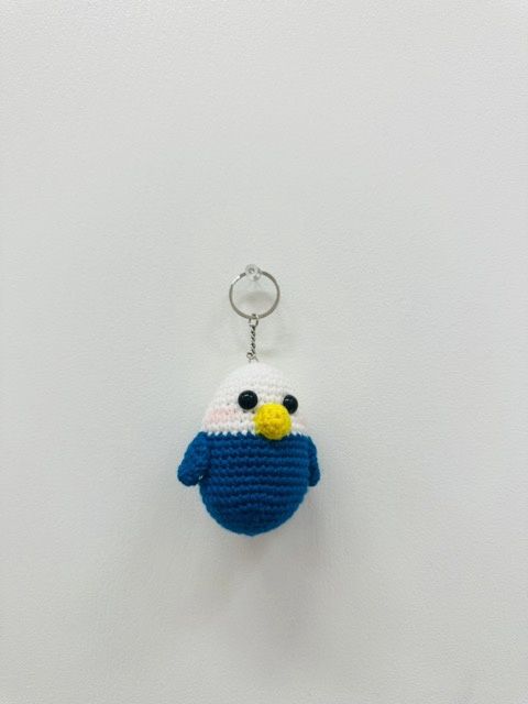 Bird Keychain, Colour: Blue