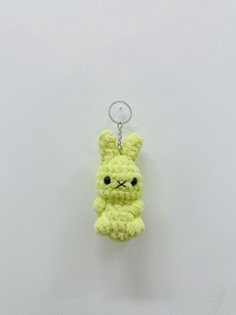 Velvet Bunny Keychain