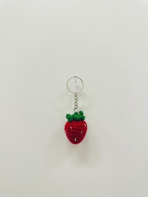 Small Strawberry Keychain