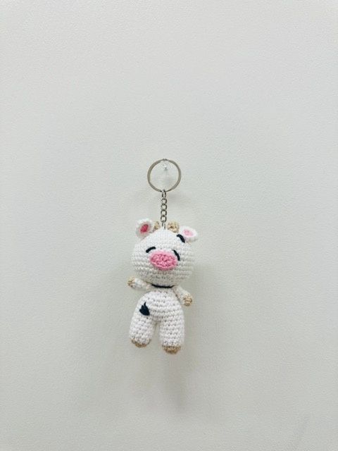 Cow Keychain