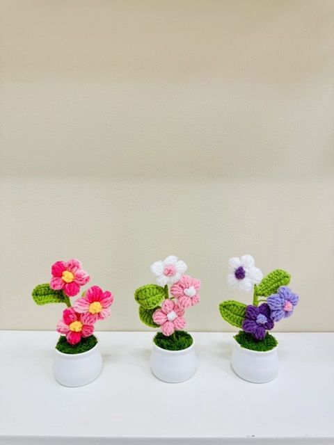 Flower Puffs Flowerpot