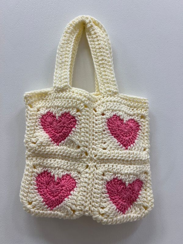 Baby Heart Granny Square