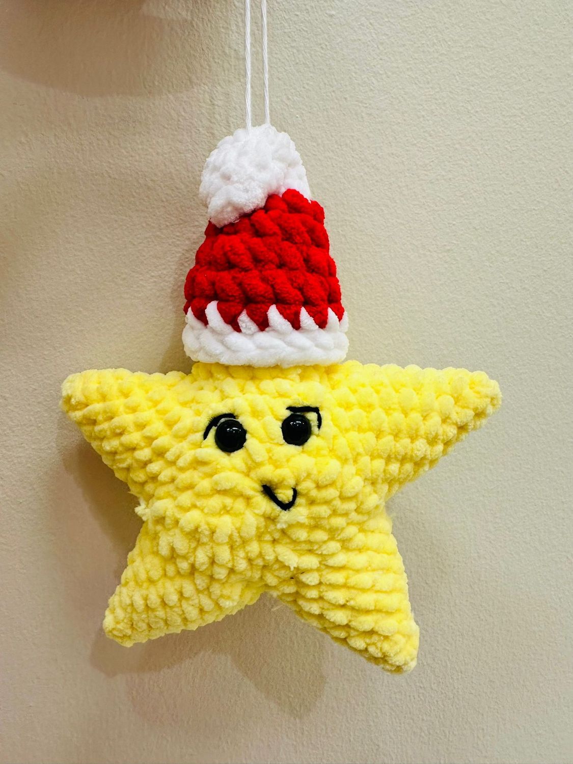 Christmas Star hanging, Colour: yellow