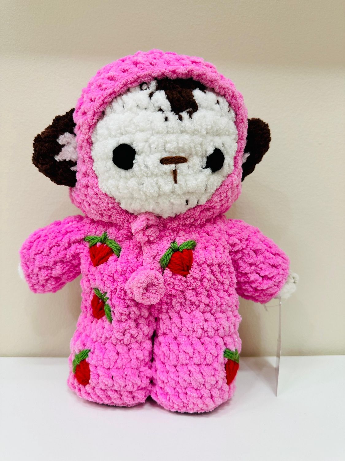 Monkey with strawberry jumper