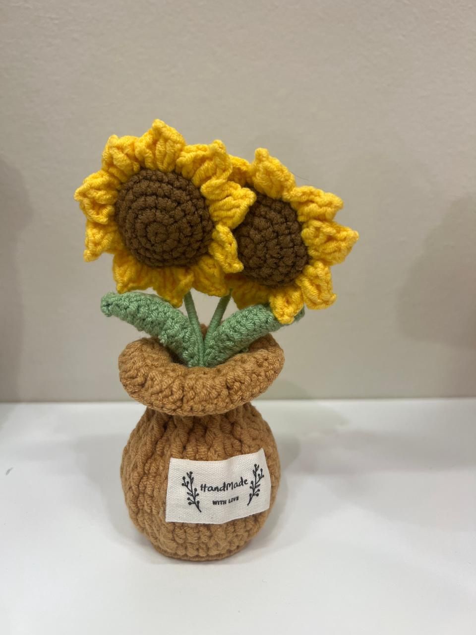 double sunflower pot