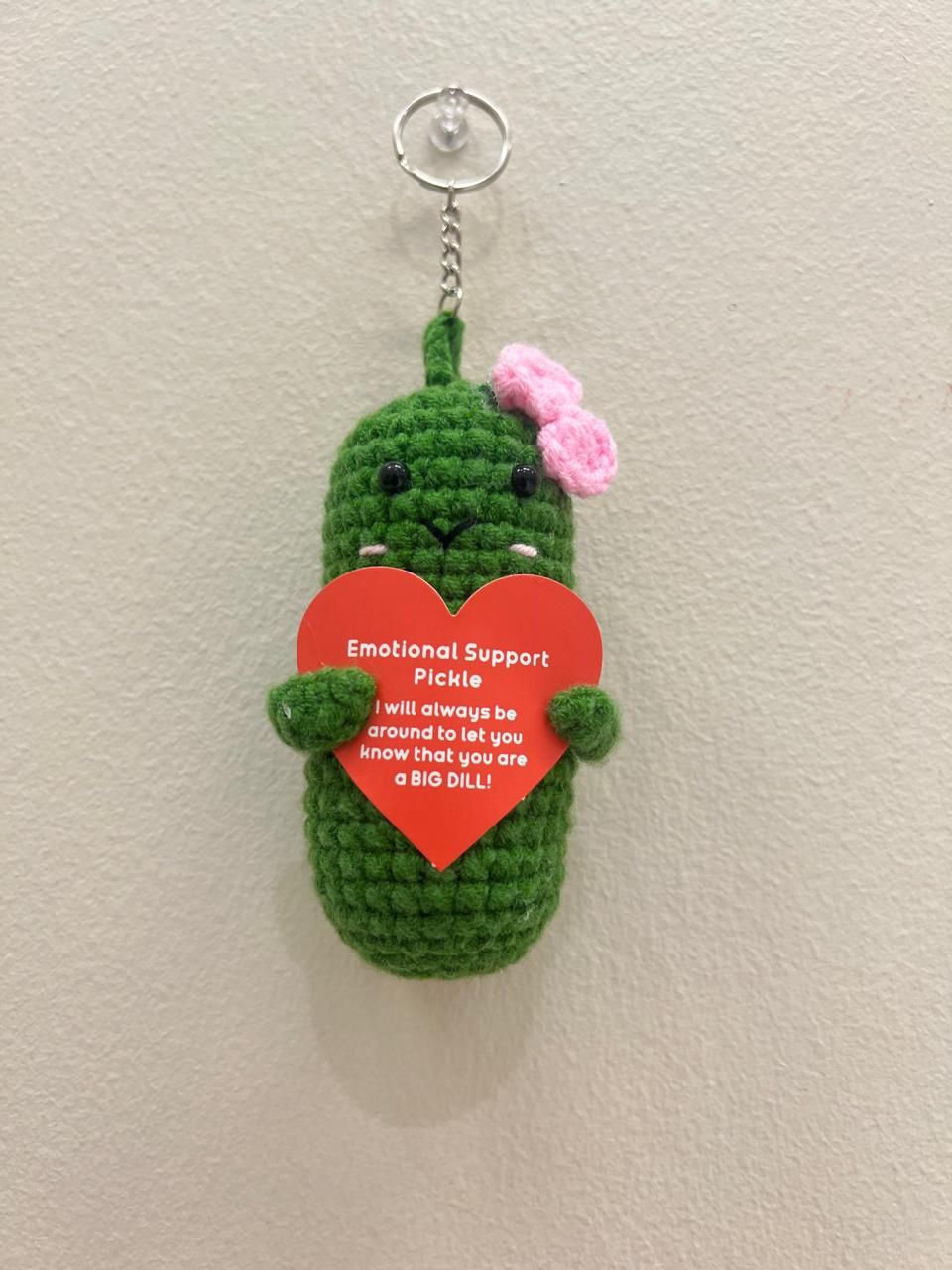 Emotional support cute pickle