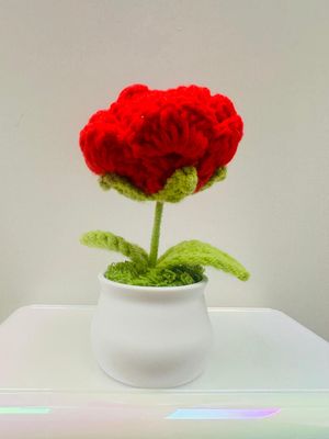 Single Rose Flowerpot big