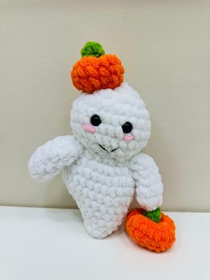 Ghost with pumpkin