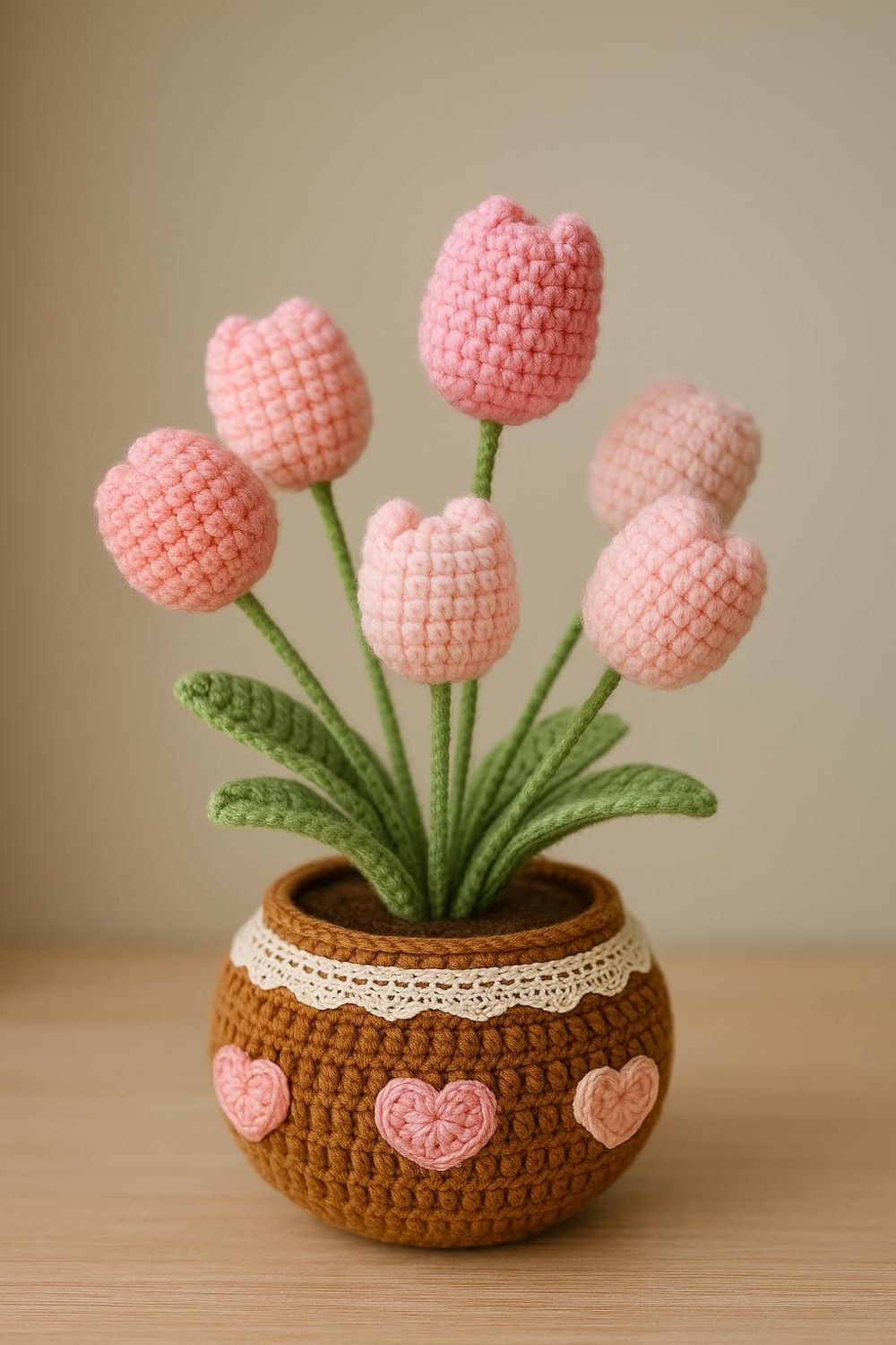 Cute tulip pot