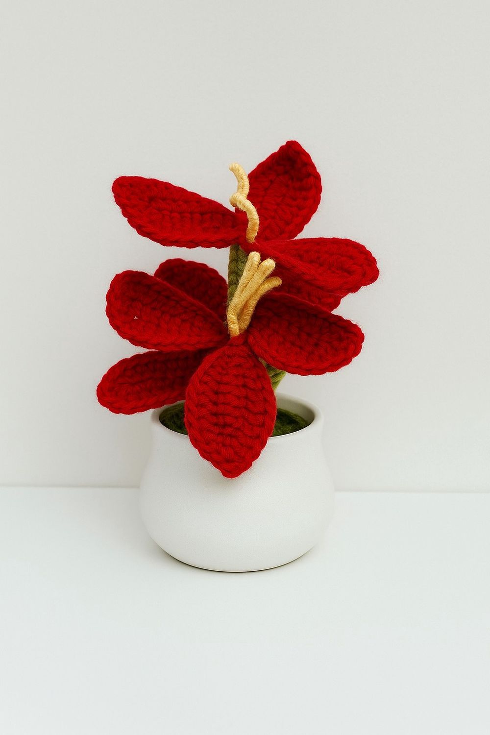 Hibiscus Flowerpot, color: Red