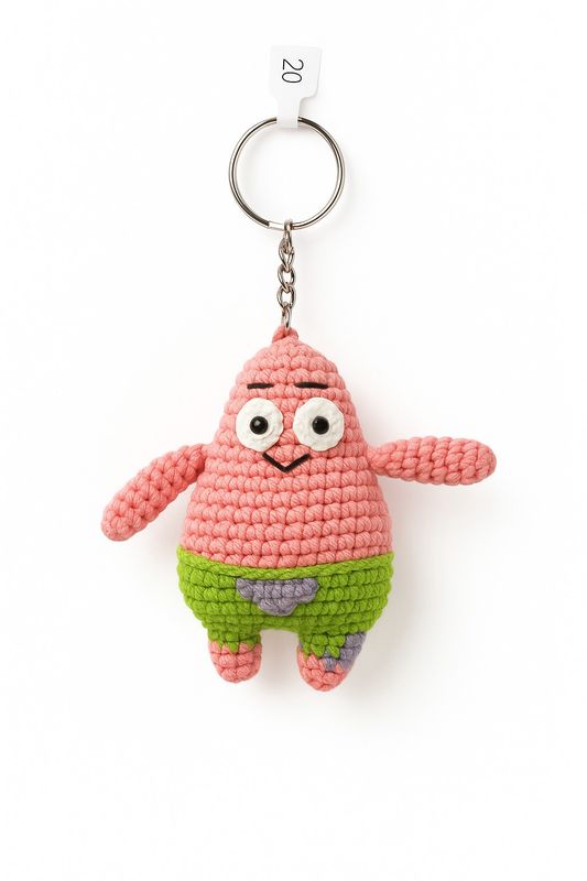 Patrick Star Keychain