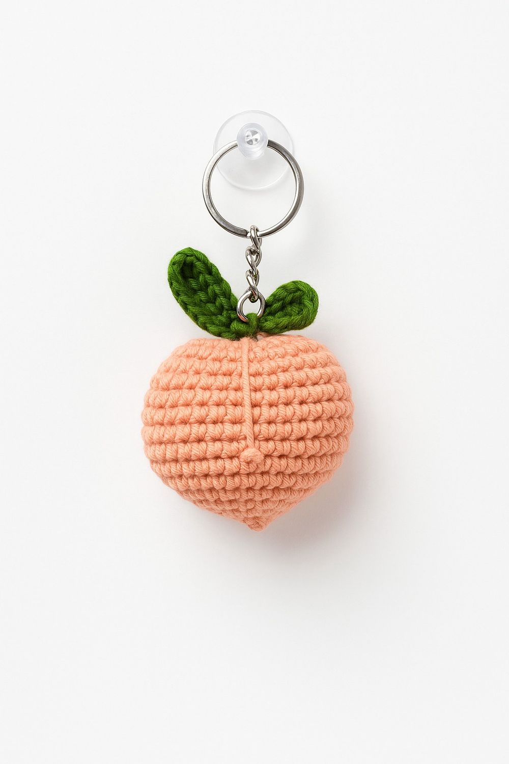 Peach Keychain