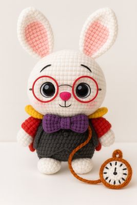 Cute Bunny w spectacles