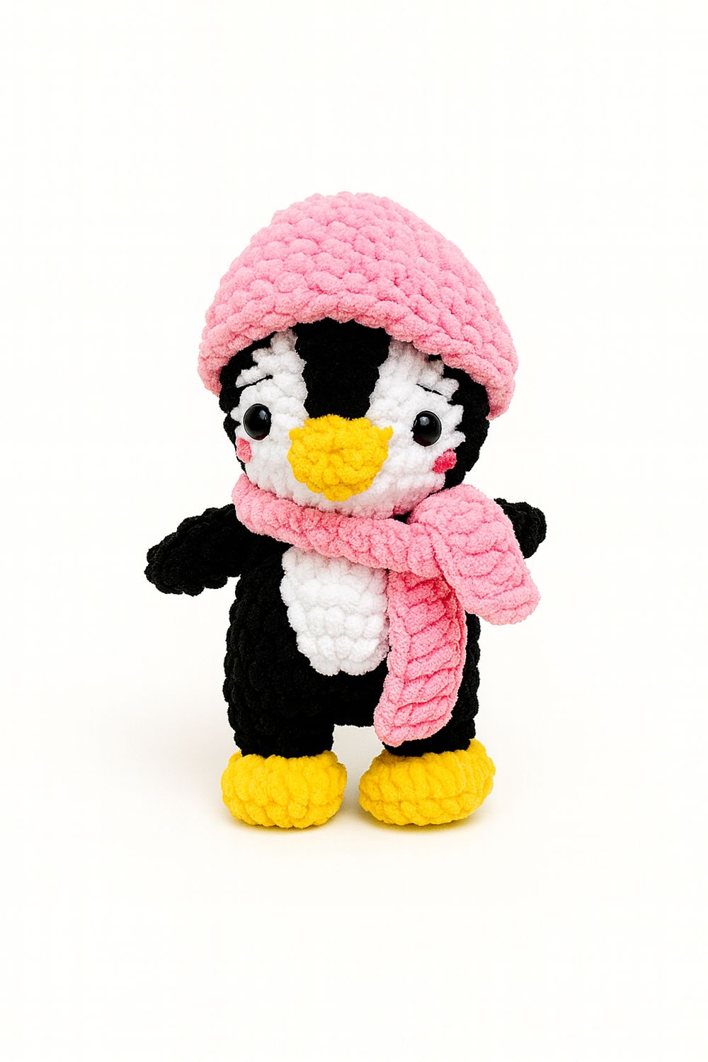 Perky Penguin, color: black