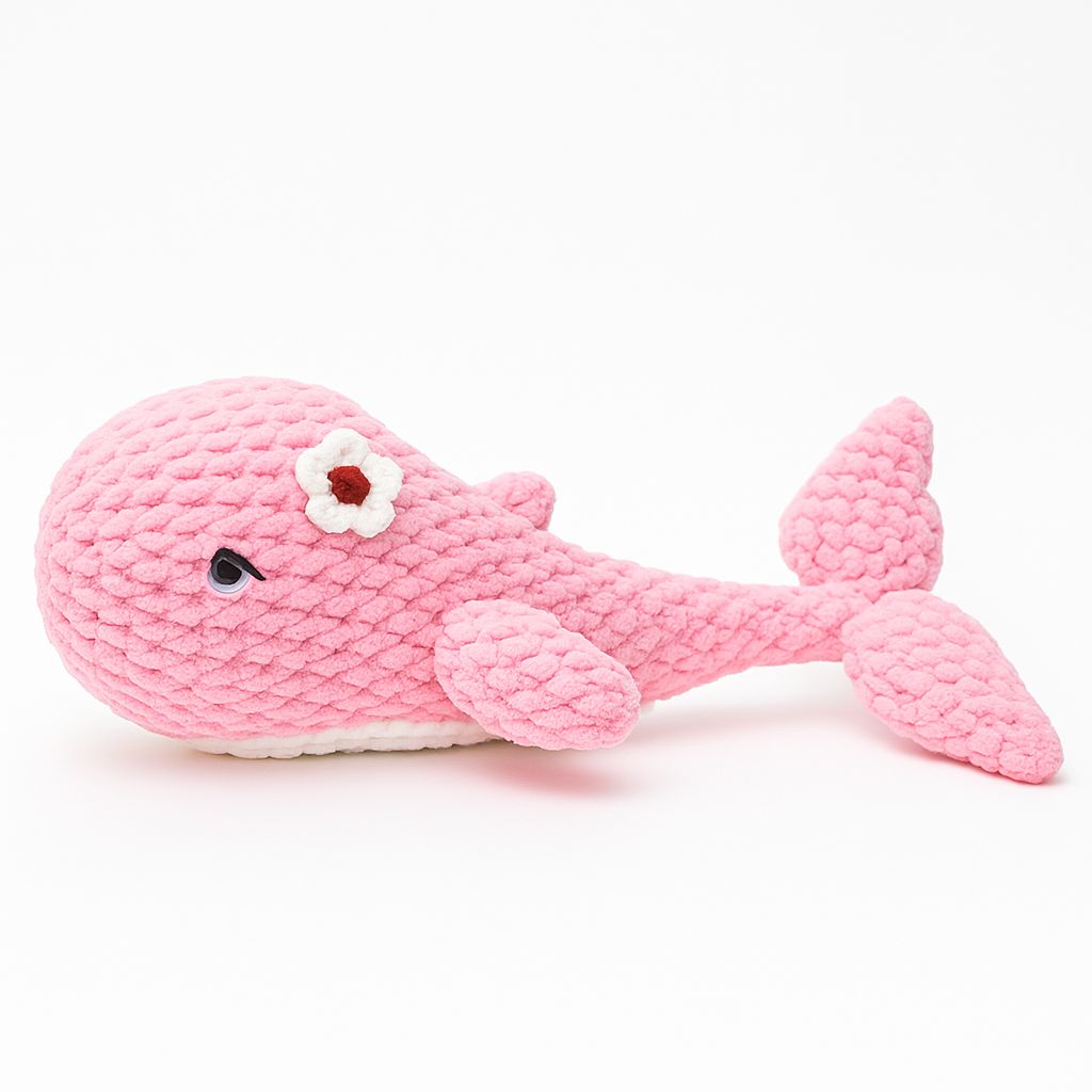 Wistful Whale, Colour: pink