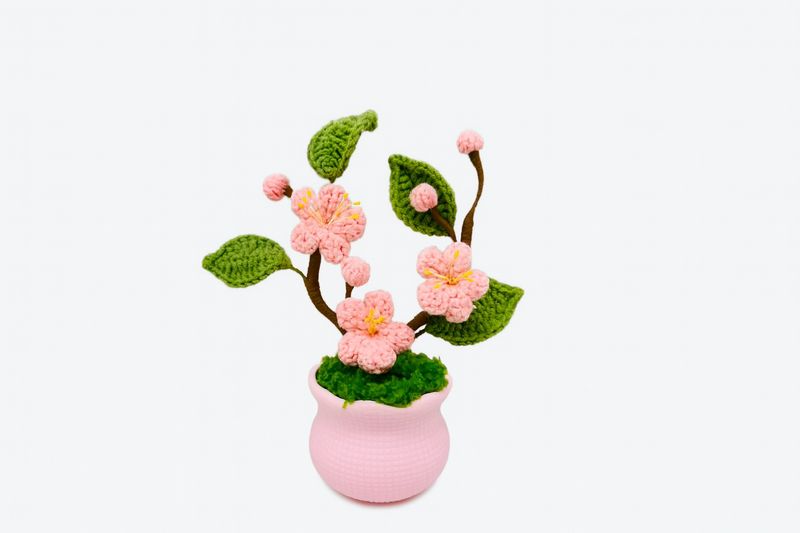 Cherry Blossom Flowerpot