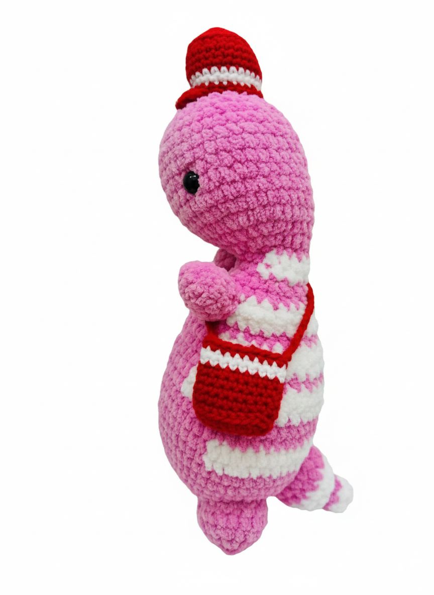 Dapper Dino, Pattern: with hat