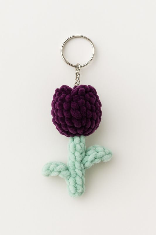 Velvet Tulip Keychain
