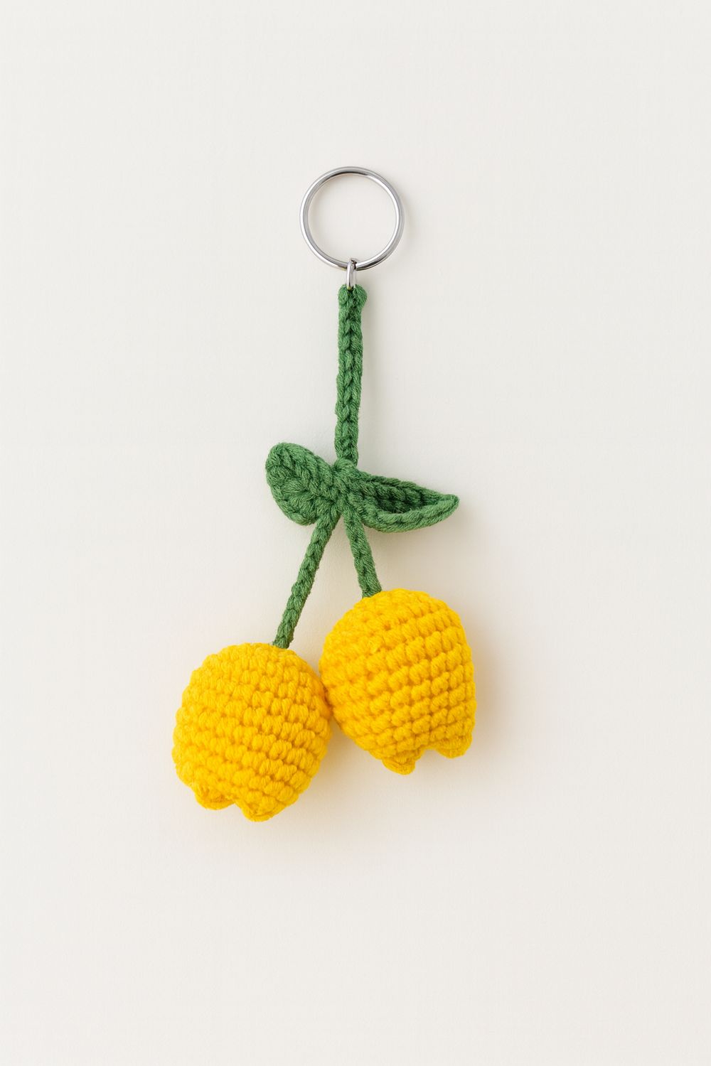Tulip Keychain, color: yellow