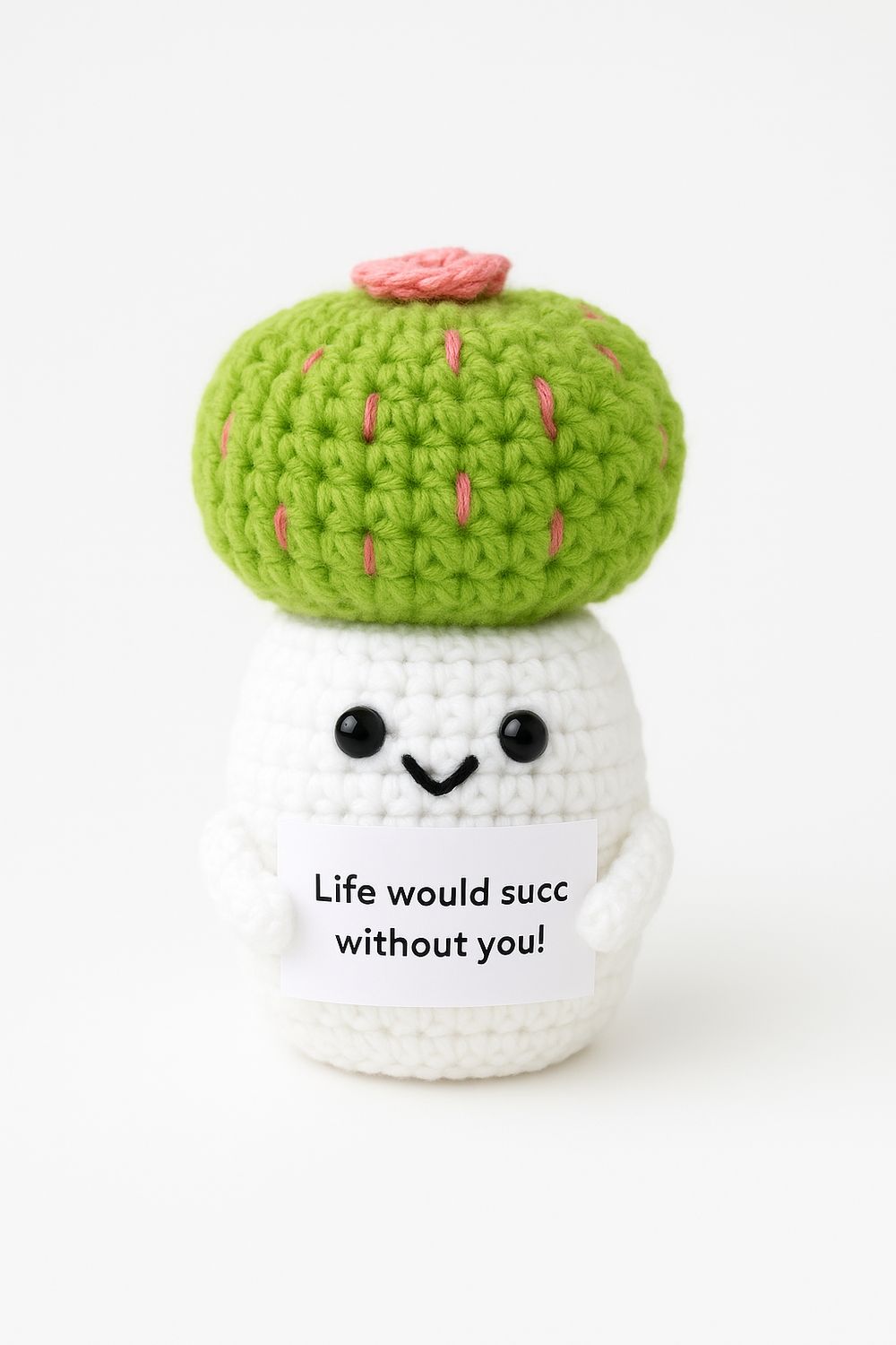 Emotional Succulent plant, Pattern: white