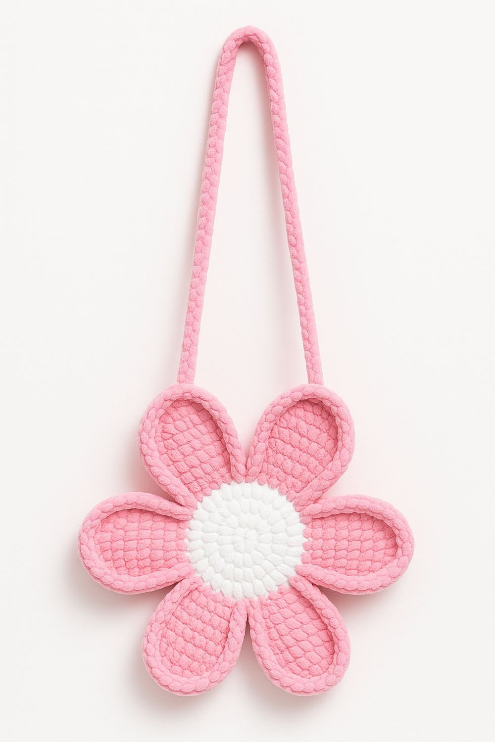 big flower bag, Colour: pink