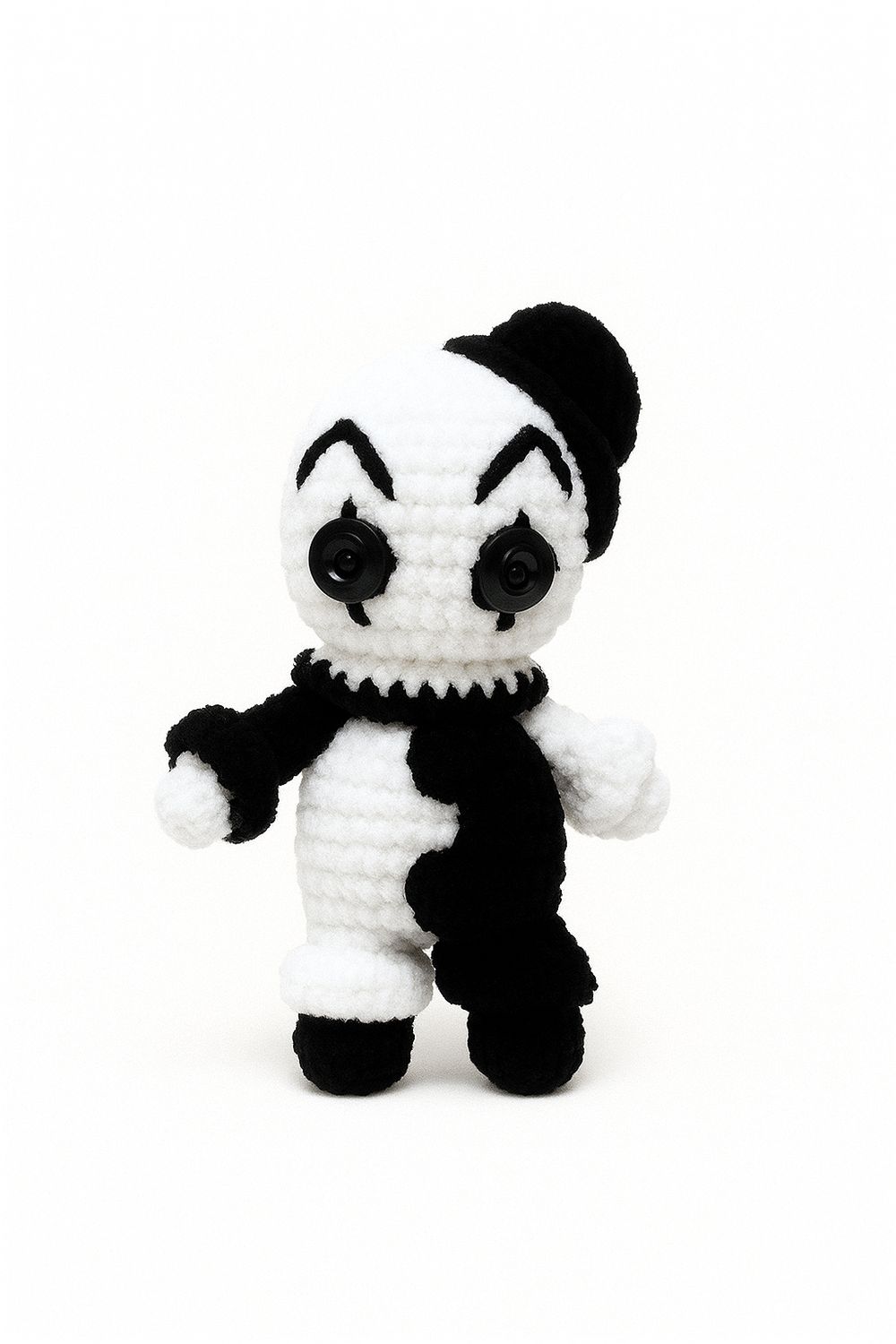 Black n white clown