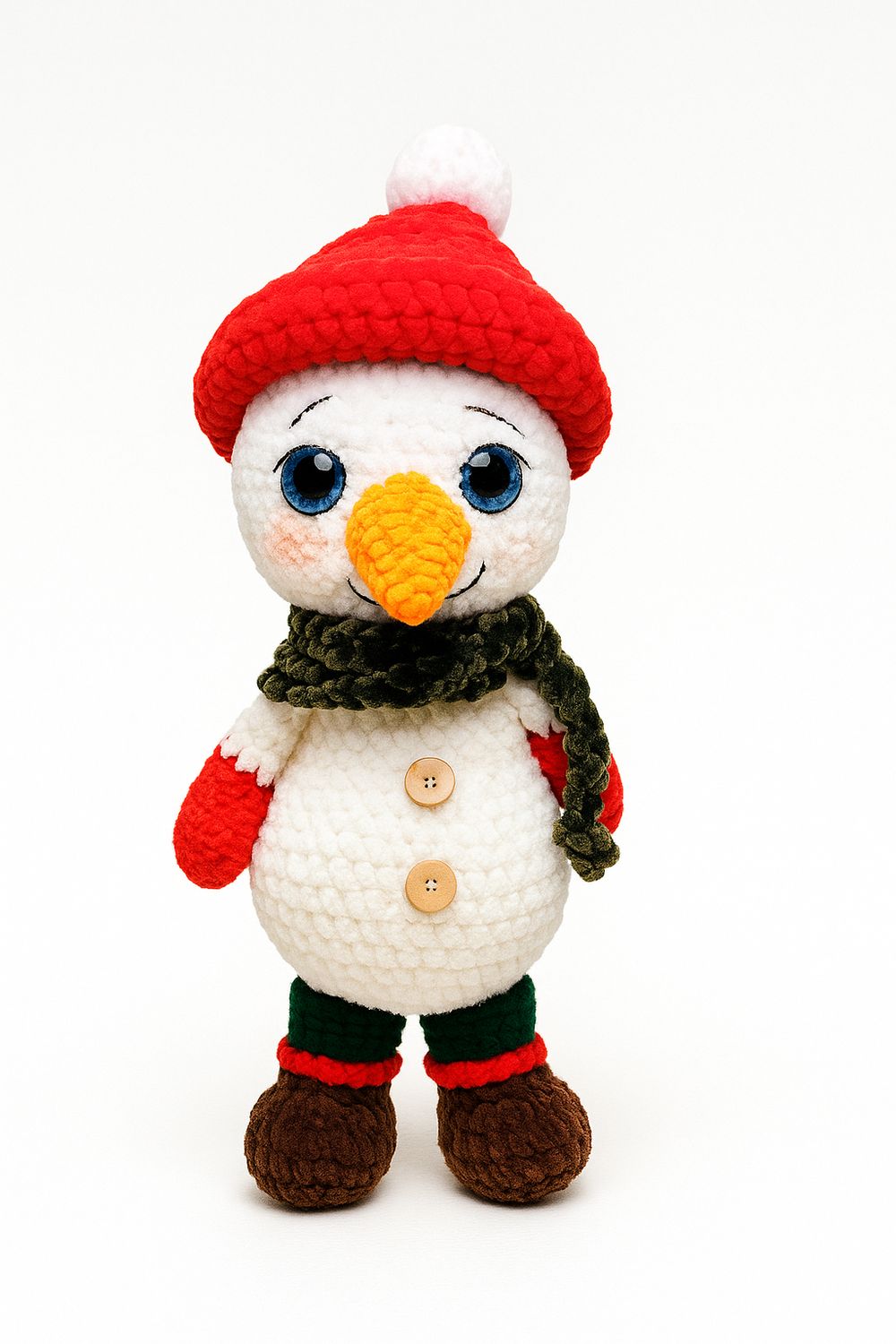 Big Snowman w red Hat