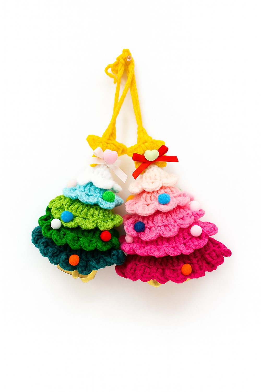 Christmas tree hanging, Colour: pink