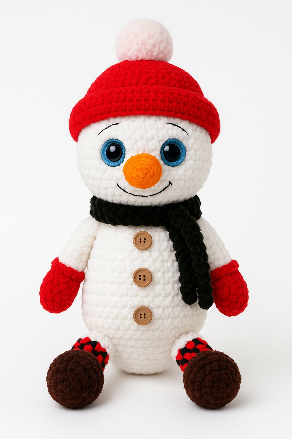 Big Snowman w red Hat