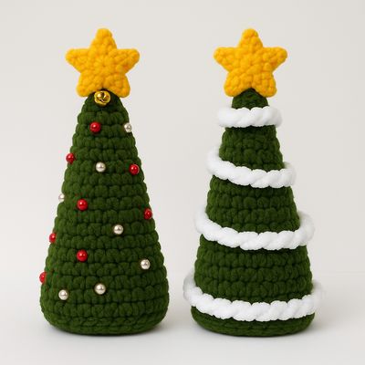 Velvet Yarn Christmas Tree