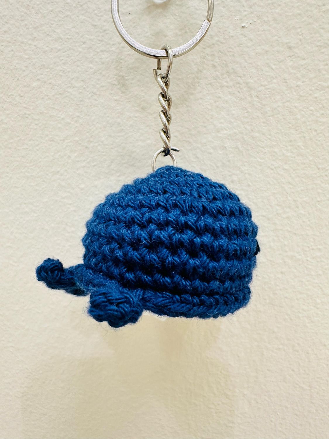 Whale Keychain, Colour: Dark Blue