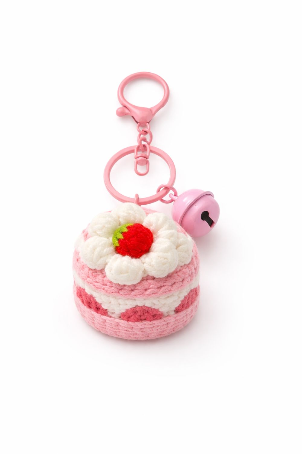 Short cake keychain
