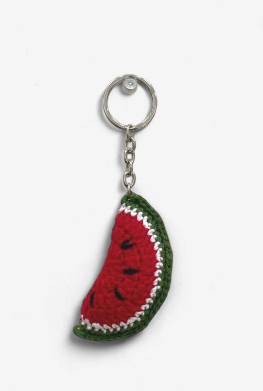 Large watermelon keychain